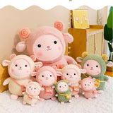 Cute internet celebrity lamb plush toy, doll doll, pillow doll, girl, children's birthday gift, girl heart