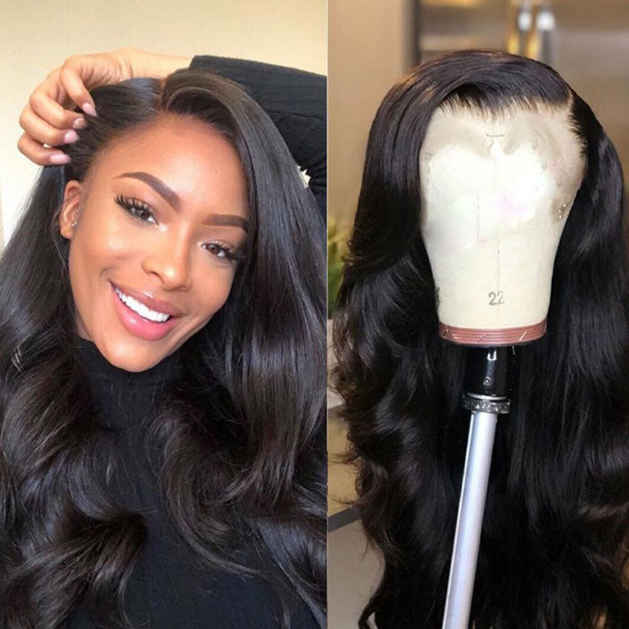 Gs Virgin Hair 13x6 Hd Lace Frontal Wigs 180 Density For Women Body Wave Human Lace Wigs For Sale Cabello Series