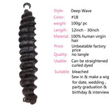 GS Virgin Hair Blue Series Malaysian Hair Weaving  3pcs/Lot Deep Wave