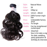 GS Virgin Hair Cabello Series Hair Products 1Bundle Virgin Human Hair Natural Wave
