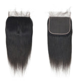 Gs Virgin Hair Melt 6x6 Transparent Lace Closure Straight Free Part Hair Invisible Knots Cabello Series