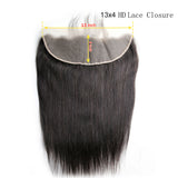 GS Virgin Hair 13X4 HD Straight Human Hair Silky Straight Top Lace Frontal natual Color