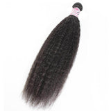 GS Virgin Hair 100% Virgin Yaki Straight Hair Human Hair 3 Bundles Cabello Series