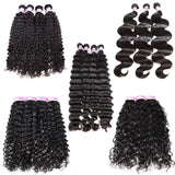 GS Virgin Hair Peruvian Deep Curly Virgin Hair Weaves 4pcs/pack Cabello Series