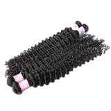 GS Virgin Hair Peruvian Deep Curly Virgin Hair Weaves 4pcs/pack Cabello Series