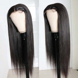 GS Virgin Hair 5x5 HD Lace Closed Virgin Natural Black Straight Hair 150 Density