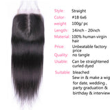 GS Virgin Hair 3 Bundles Brazilian Virgin Hair Straight With 6x6 Closure Cabello Series