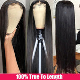 GS Virgin Hair Straight  Frontal Wig  4X4  Transparent Closure Wig Straight Lace Front Wig Brazilian Hair Cabello series