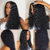 GS Virgin Hair13x4 HD Lace Frontal Wig  Kinky Curly Wig Brazilian Remy Hair Pre-Plucked With Baby Hair 150% Density Hair Lace Front Wig