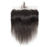 GS Virgin Hair 13X6 HD Straight  lace Frontal natural color human hair