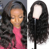 GS Virgin Hair Body Wave Lace Front Wig 150% Density Body Wave 13x6 Lace Front Human Hair Wigs Pre Plucked Brazilian Virgin Hair