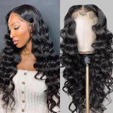 GS Virgin Hair Loose Wave 13x4 HD Lace Frontal Deep Parting High Quality Wigs Cabello  Series